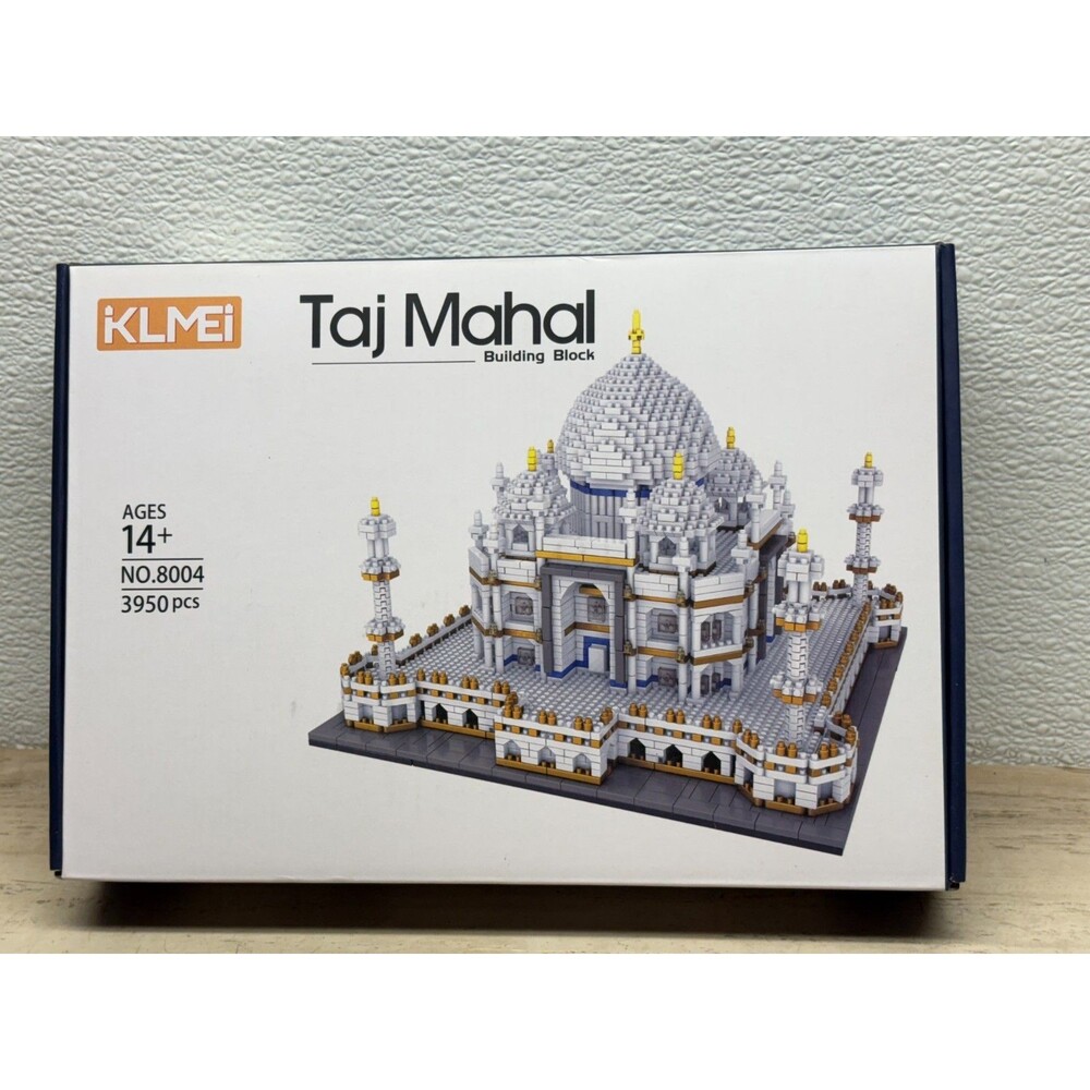 KLMEI Taj Mahal 3950pcs Building Block Set No 8004 New Sealed